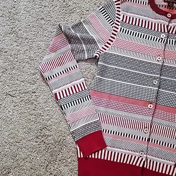 Brooks Brothers Striped Cardigan Sweater Set - Picture 3 of 14